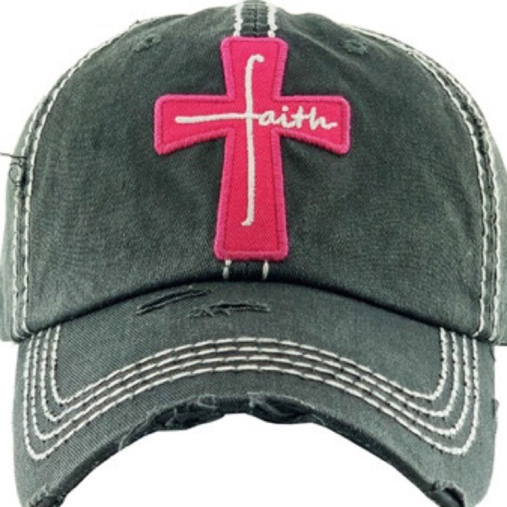 FAITH CROSS VINTAGE BALLCAP